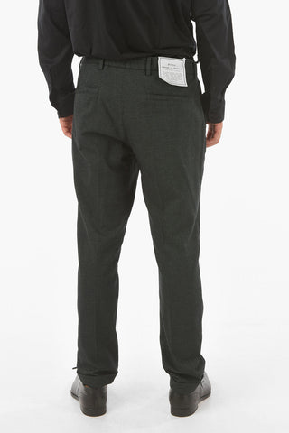 ZZEGNA cuffed hem single pleat pants