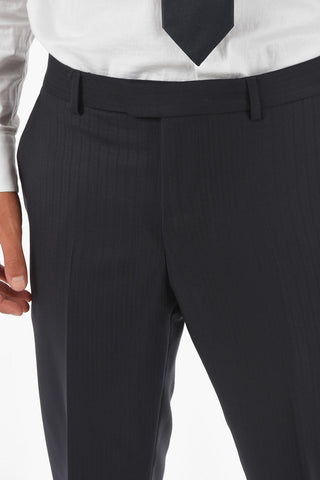 Z ZEGNA 2 Buttons Pinstriped Wool Blazer