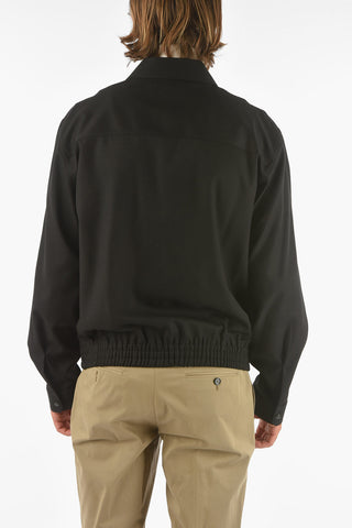 ZZEGNA double breast pocket wool overshirt