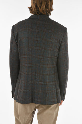 ZZEGNA notch lapel patch pocket 2-button blazer