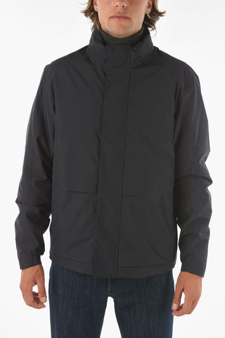 ZZEGNA Hooded Jacket with Waist Drawsting