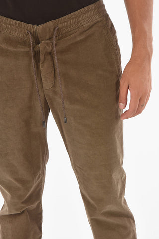 ZZEGNA 4 pockets corduroy pants