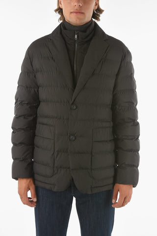 ZZEGNA Zip-up Padded Windbreaker