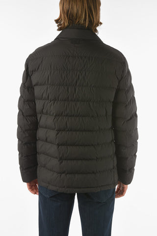 ZZEGNA Zip-up Padded Windbreaker