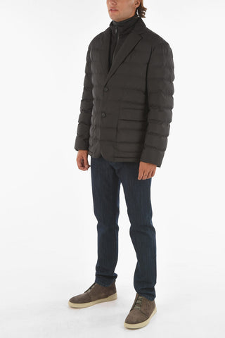 ZZEGNA Zip-up Padded Windbreaker