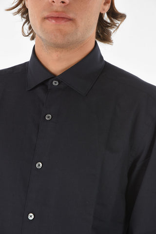 EZ TAILORING Cotton Premium Shirt with Classic Collar