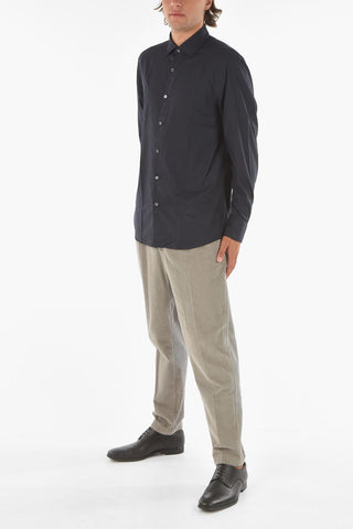 EZ TAILORING Cotton Premium Shirt with Classic Collar