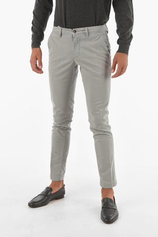 belt loops solid color NEWTOWN.L. chino pants