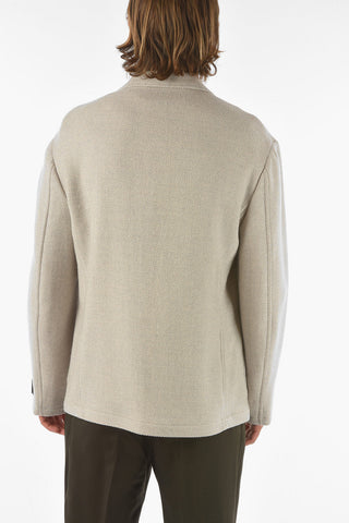 Z ZEGNA Patch Pocket Half-lined Wool Blazer