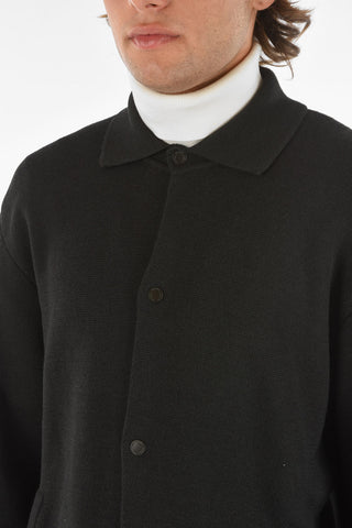 ZZEGNA 2 Pockets Overshirt with Snap Buttons