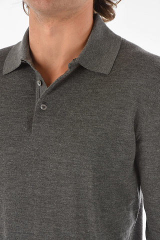 EZ TAILORING Wool Polo Neck Sweater