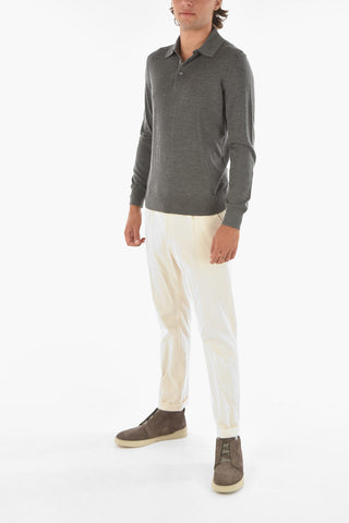 EZ TAILORING Wool Polo Neck Sweater