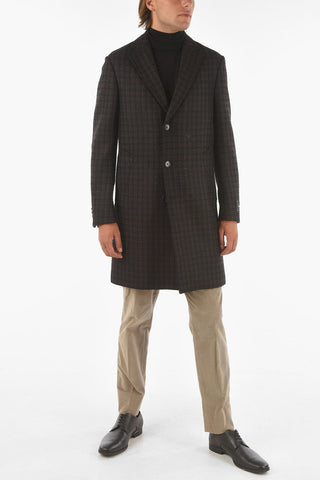 ZZEGNA Cashmere-blend Single-breasted Chesterfield Coat