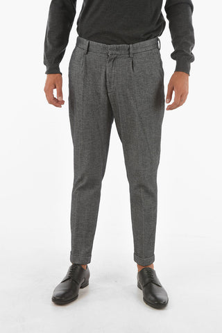 ZZEGNA Single-pleated Chino Pants