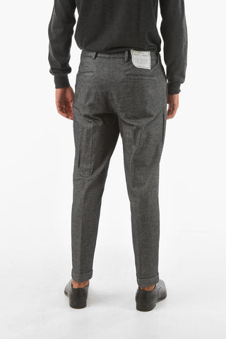 ZZEGNA Single-pleated Chino Pants