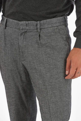 ZZEGNA Single-pleated Chino Pants