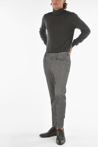 ZZEGNA Single-pleated Chino Pants