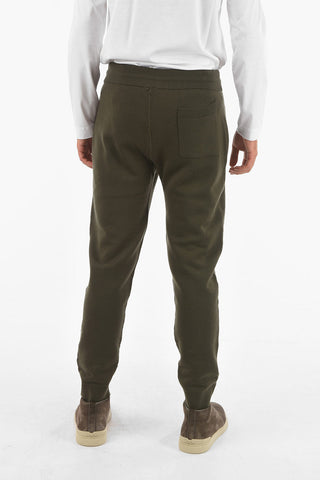 ZZEGNA 3 Pockets Wool Joggers with Drawstring Waist