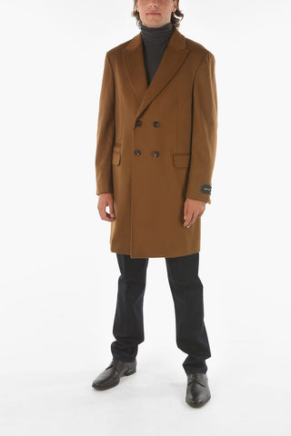 ZZEGNA wool and cashmere double breasted Chesterfield coat