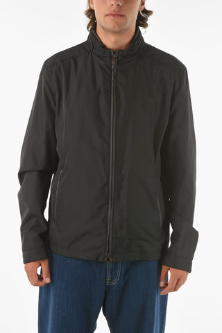 ID Nylon VALENCIA Windbreaker with Eco-Leather Details