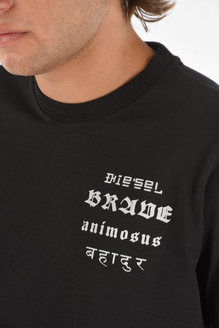 UPCYCLING Crew Neck T-JUST Printed T-Shirt