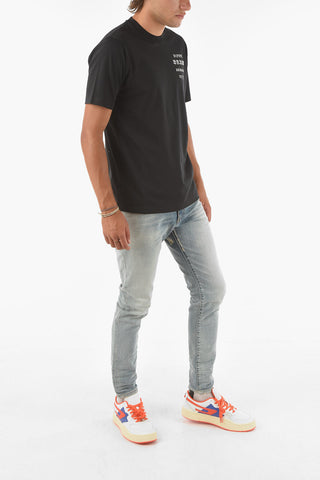 UPCYCLING Crew Neck T-JUST Printed T-Shirt