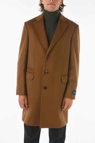 ZZEGNA wool and cashmere chesterfield coat