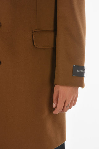 ZZEGNA wool and cashmere chesterfield coat