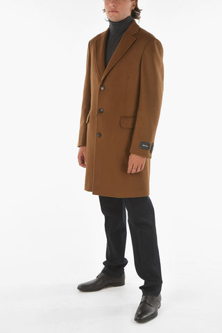 ZZEGNA wool and cashmere chesterfield coat