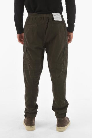 ZZEGNA Cargo Pants with Buttoned Ankles