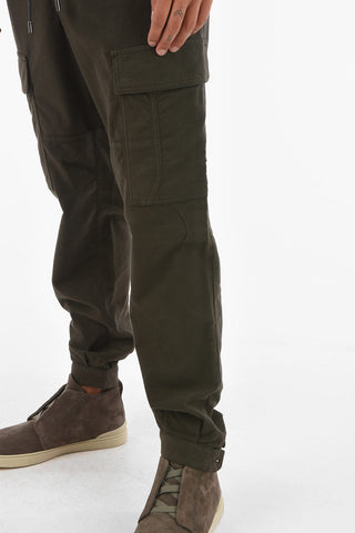 ZZEGNA Cargo Pants with Buttoned Ankles