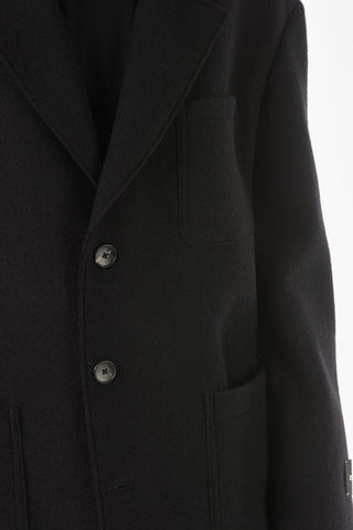 ZZEGNA 3-button wool coat