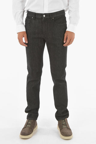 ZZEGNA 18cm stretch denim slim fit jeans