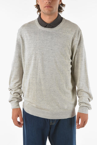 ID Crew Neck Flax and Silk Sweater