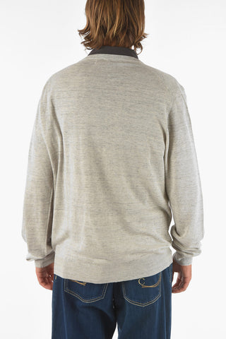 ID Crew Neck Flax and Silk Sweater
