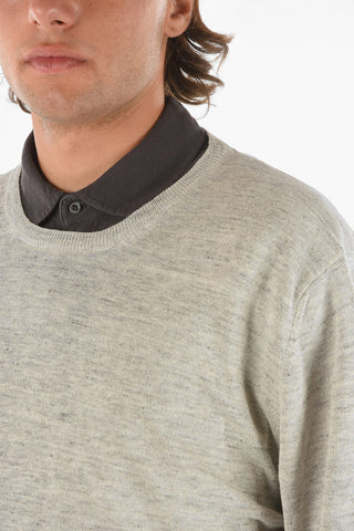 ID Crew Neck Flax and Silk Sweater