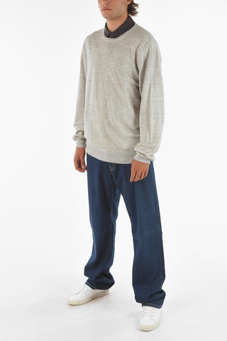 ID Crew Neck Flax and Silk Sweater