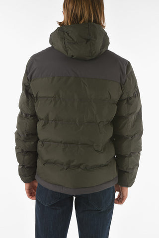 ZZEGNA Two-tone Hooded Bomber
