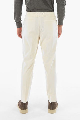 ZZEGNA single pleat corduroy pants