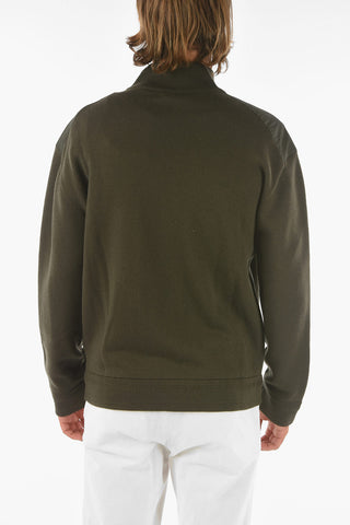 ZZEGNA Zip Closure Wool Cardigan