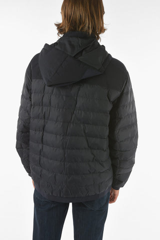 ZZEGNA Bomber with Two-tone Removable Hood