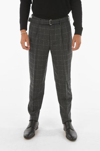 Z ZEGNA Windowpane Check Wool Blend Suit