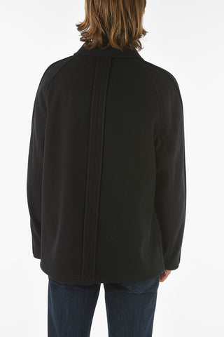 ZZEGNA Wool Blend Overshirt with Side Zip