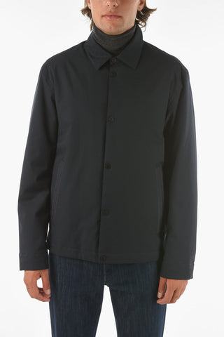 ZZEGNA Technical Fabric Jacket with Side Slits