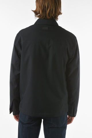 ZZEGNA Technical Fabric Jacket with Side Slits