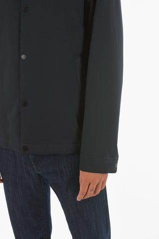 ZZEGNA Technical Fabric Jacket with Side Slits