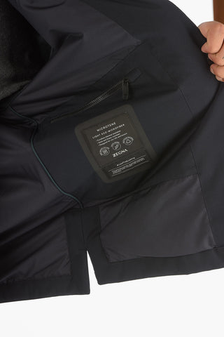 ZZEGNA Technical Fabric Jacket with Side Slits