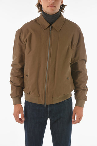 ZZEGNA Bomber con Chiusura a Zip e Colletto
