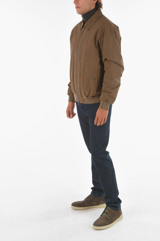 ZZEGNA Bomber con Chiusura a Zip e Colletto