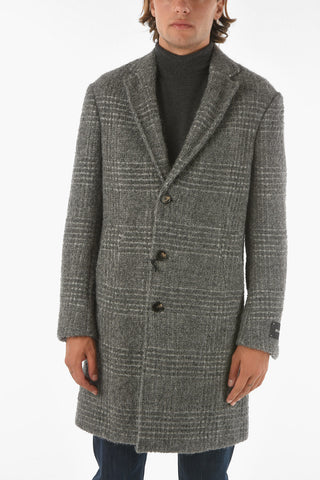 Z ZEGNA District Check Wool Blend Coat